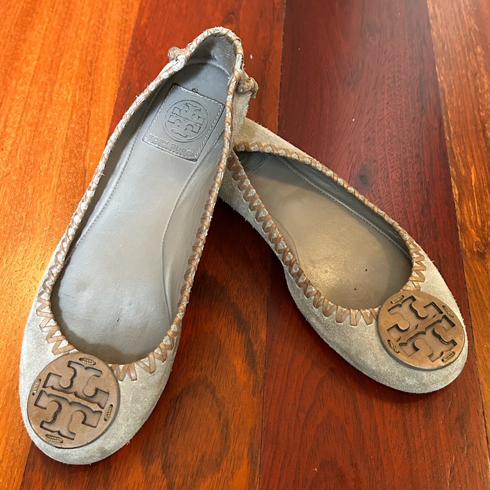 Tory Burch suede ballet flats